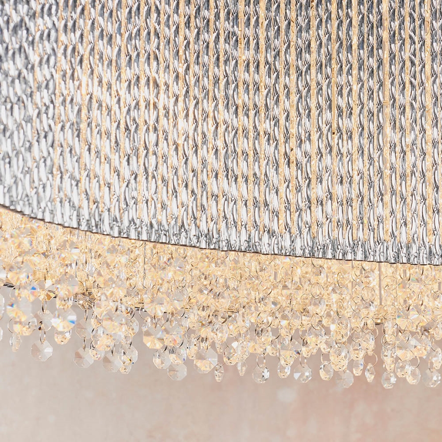 Endon 81979 - Kaablil riputatav kristallkroonlühter GALINA 8xG9/25W/230V läikiv kroom