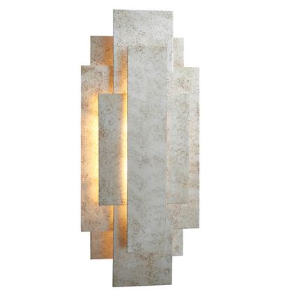 Endon 90451 - Seinavalgusti ALZARE 2xG9/3W/230V valge patineering