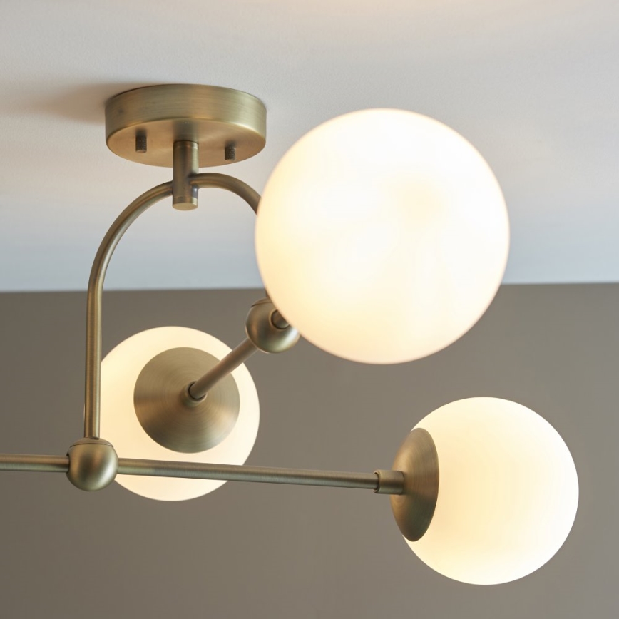 Endon 90843 - Pinnapealne laelühter ONTARIO 4xE14/7W/230V messing