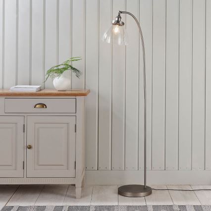 Endon 91741 - Põrandalamp HANSEN 1xE27/40W/230V mattkroom