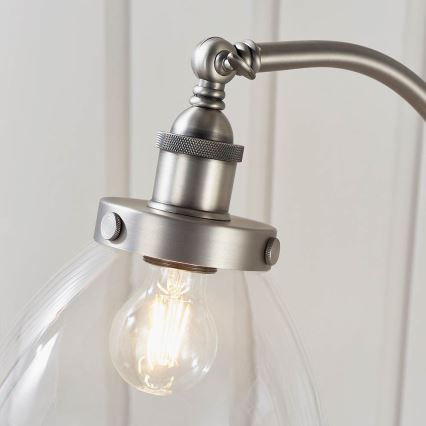 Endon 91741 - Põrandalamp HANSEN 1xE27/40W/230V mattkroom
