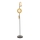 Endon 92039 - Põrandalamp RUFFLE 3xG9/3W/230V must/kuldne
