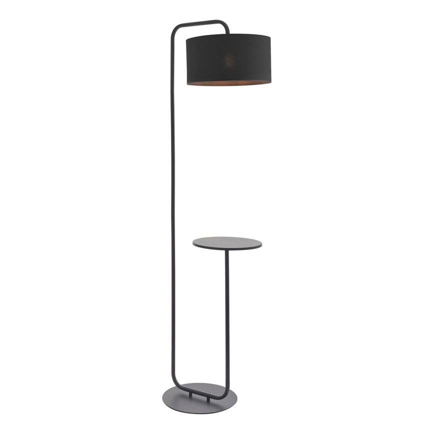 Endon 92301 - Põrandalamp LANDIS 1xE27/10W/230V must