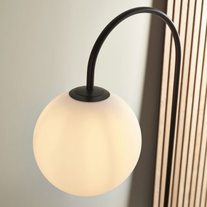 Endon 92424 - Põrandalamp HALO 1xE14/7W/230V must