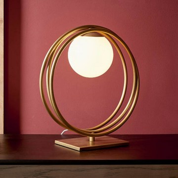 Endon 92491 - Laualamp EMILIO 1xG9/3W/230V kuldne/valge