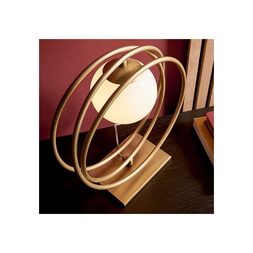 Endon 92491 - Laualamp EMILIO 1xG9/3W/230V kuldne/valge