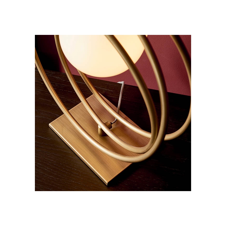 Endon 92491 - Laualamp EMILIO 1xG9/3W/230V kuldne/valge