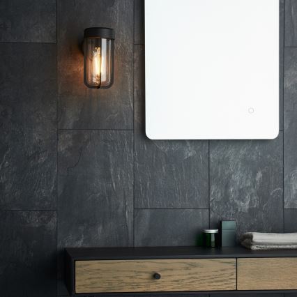 Endon 92859 - Vannitoa seinavalgusti 1xE27/6W/230V IP44 must