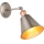 Endon 92866 - Seinale paigaldatav suunavalgusti HAL 1xE27/10W/230V matistatud kroom/vask