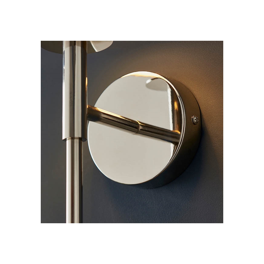 Endon 92949 - Seinavalgusti 1xE14/6W/230V valge/läikiv kroom