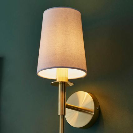 Endon 92955 - seinavalgusti 1xE14/6W/230V valge/kuldne