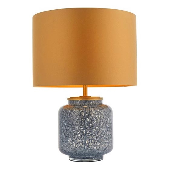 Endon 93067 - Laualamp ZINNIA 1xE27/10W/230V sinine/kuldne