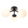 Endon 93489 - Vannitoa pinnapealne lühter FRIO 3xG9/3W/230V IP44 must