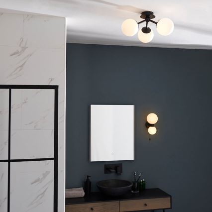 Endon 93489 - Vannitoa pinnapealne lühter FRIO 3xG9/3W/230V IP44 must