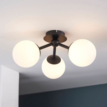 Endon 93489 - Vannitoa pinnapealne lühter FRIO 3xG9/3W/230V IP44 must