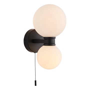 Endon 93523 - Vannitoa seinavalgusti PULSA 2xG9/3W/230V IP44 must