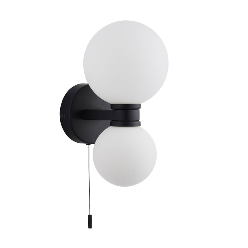 Endon 93523 - Vannitoa seinavalgusti PULSA 2xG9/3W/230V IP44 must