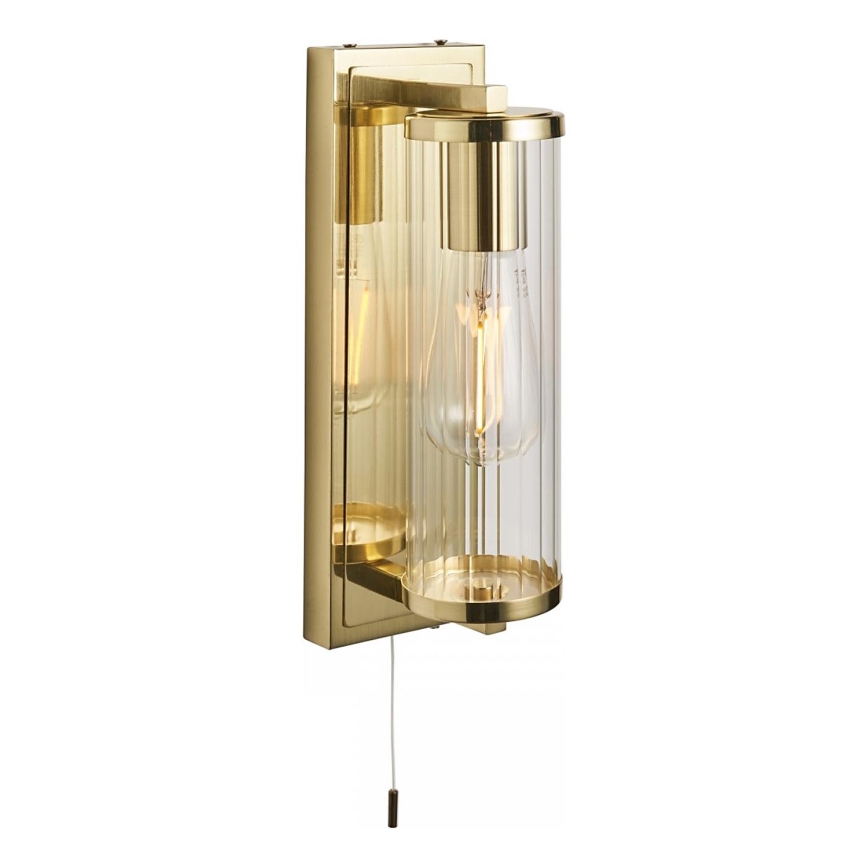 Endon 94075 - Seinavalgusti vannituppa TAYLOR 1xE27/10W/230V IP44 kuldne