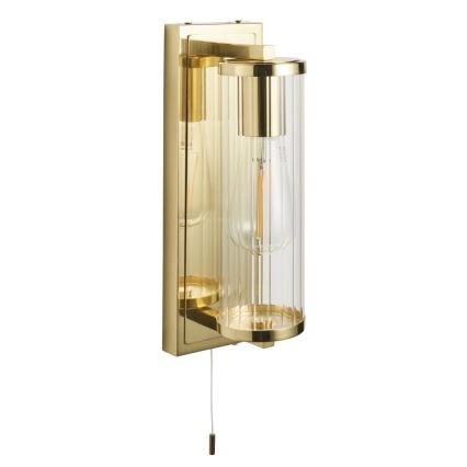 Endon 94075 - Seinavalgusti vannituppa TAYLOR 1xE27/10W/230V IP44 kuldne