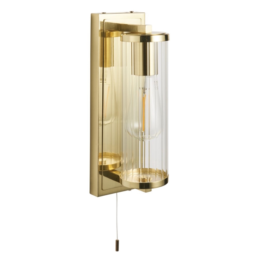 Endon 94075 - Seinavalgusti vannituppa TAYLOR 1xE27/10W/230V IP44 kuldne