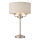 Endon 94369 - Laualamp HIGHCLERE 3xE14/18W/230V beež/matt kroom d. 32 cm