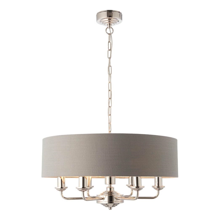 Endon 94373 - Lühter HIGHCLERE 6xE14/40W/230V hall/läikiv kroom