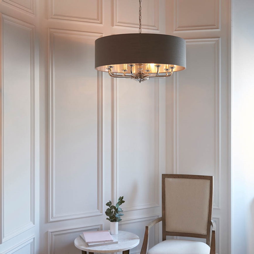 Endon 94373 - Lühter HIGHCLERE 6xE14/40W/230V hall/läikiv kroom