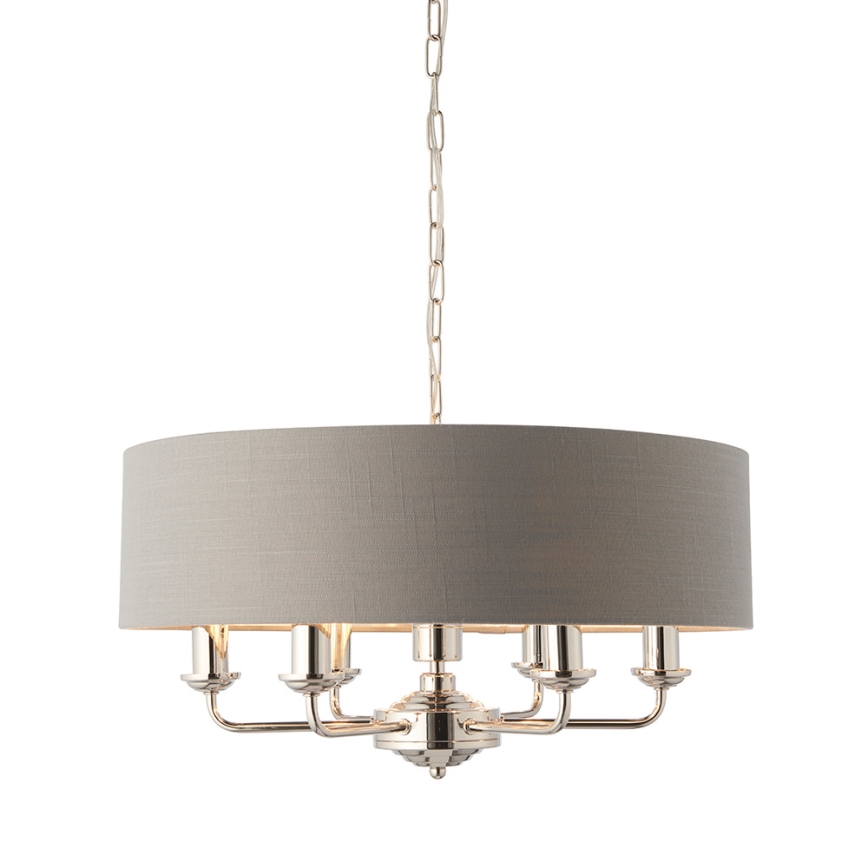 Endon 94373 - Lühter HIGHCLERE 6xE14/40W/230V hall/läikiv kroom