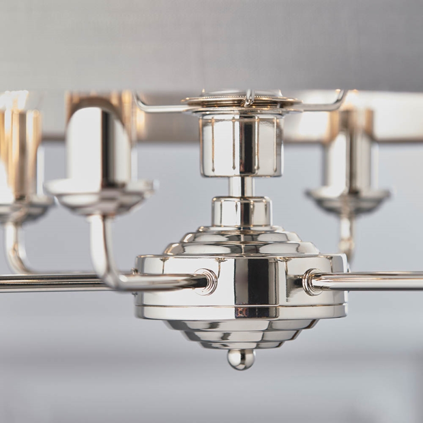 Endon 94373 - Lühter HIGHCLERE 6xE14/40W/230V hall/läikiv kroom