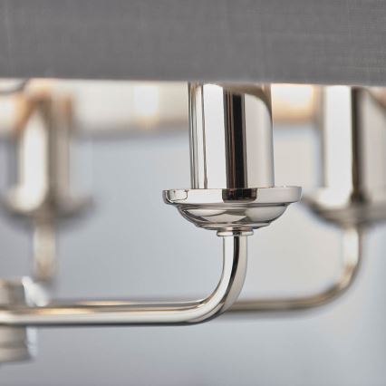 Endon 94373 - Lühter HIGHCLERE 6xE14/40W/230V hall/läikiv kroom