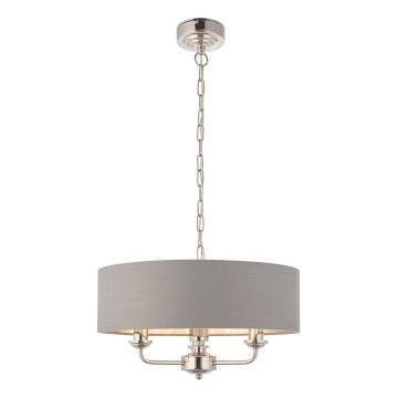 Endon 94377 - Lühter HIGHCLERE 3xE14/40W/230V hall/läikiv kroom