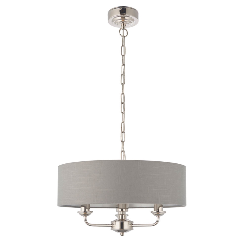 Endon 94377 - Lühter HIGHCLERE 3xE14/40W/230V hall/läikiv kroom