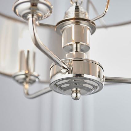 Endon 94377 - Lühter HIGHCLERE 3xE14/40W/230V hall/läikiv kroom