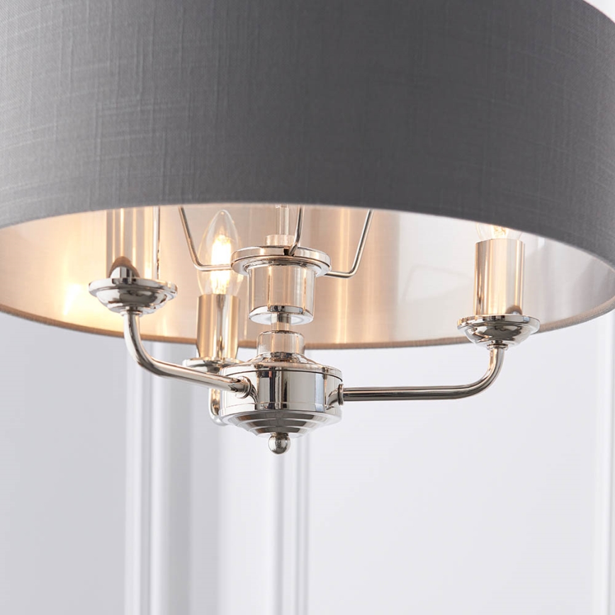 Endon 94377 - Lühter HIGHCLERE 3xE14/40W/230V hall/läikiv kroom