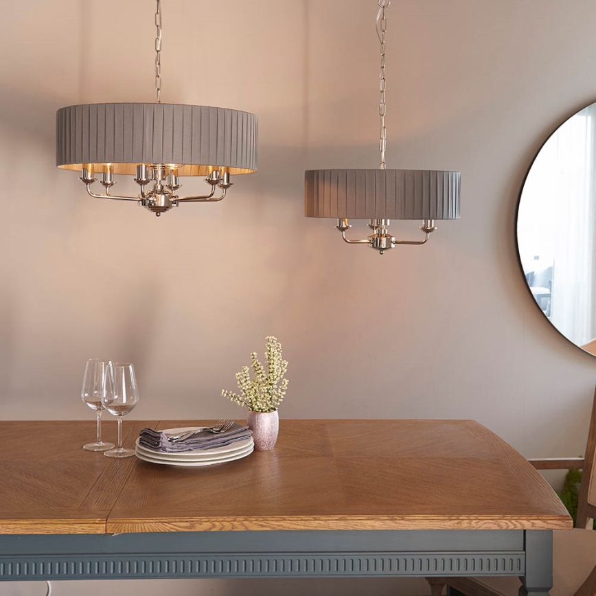 Endon 94397 - Lühter HIGHCLERE 6xE14/40W/230V hall/läikiv kroom