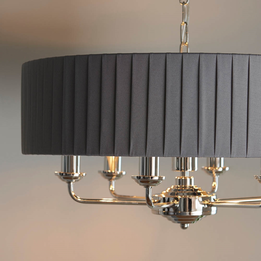 Endon 94397 - Lühter HIGHCLERE 6xE14/40W/230V hall/läikiv kroom