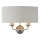 Endon 94403 - Seinavalgusti HIGHCLERE 2xE14/40W/230V hall/matt kroom