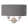 Endon 94406 - Seinavalgusti HIGHCLERE 2xE14/40W/230V tume/läikiv kroom
