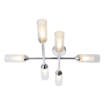 Endon 95045 - Pinnale kinnitatav lühter vannituppa NATORI 6xG9/3W/230V IP44 läikiv kroom