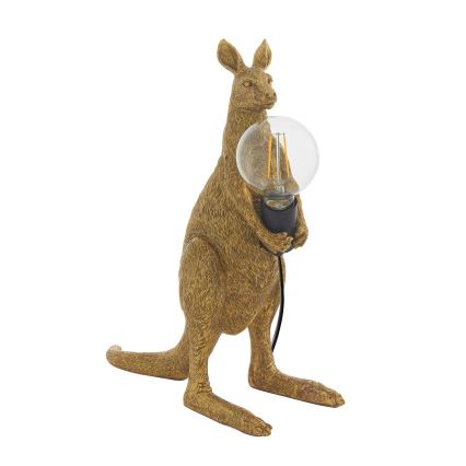 Endon 95075 - Laualamp KANGAROO 1xE27/10W/230V kuldne