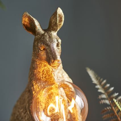 Endon 95075 - Laualamp KANGAROO 1xE27/10W/230V kuldne