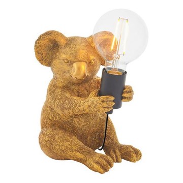 Endon 95082 - laualamp KOALA 1xE27/10W/230V kuldne