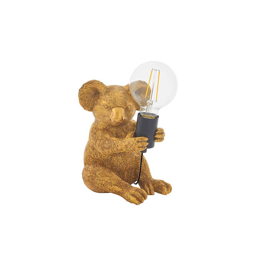 Endon 95082 - laualamp KOALA 1xE27/10W/230V kuldne