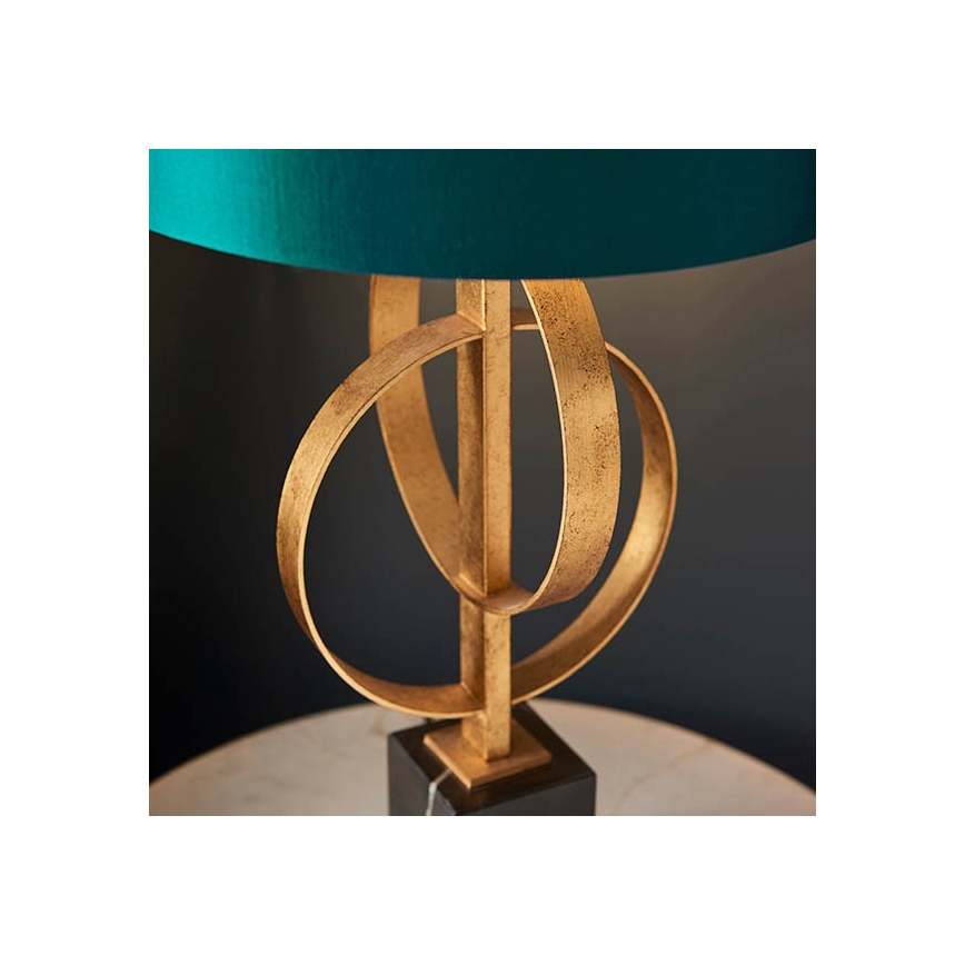 Endon 95221 - Laualamp 1xE27/10W/230V sinine/messing/must