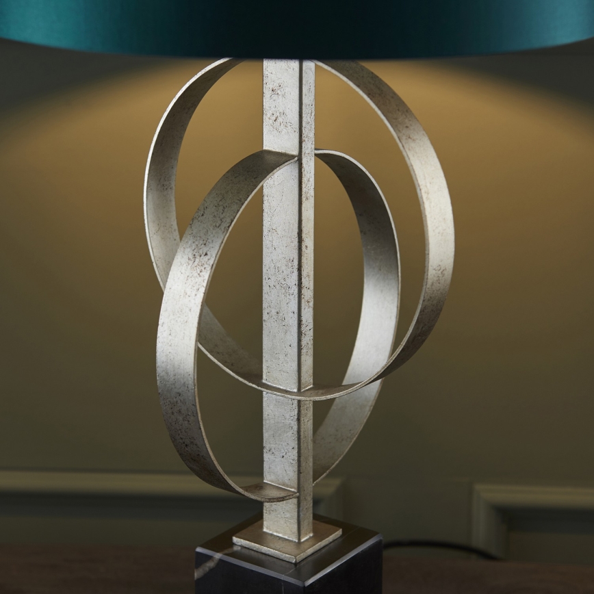 Endon 95225 - Laualamp 1xE27/10W/230V sinine/hall/must