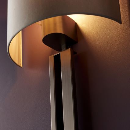 Endon 95449 - Seinalamp 1xE27/10W/230V beež/mattkroom