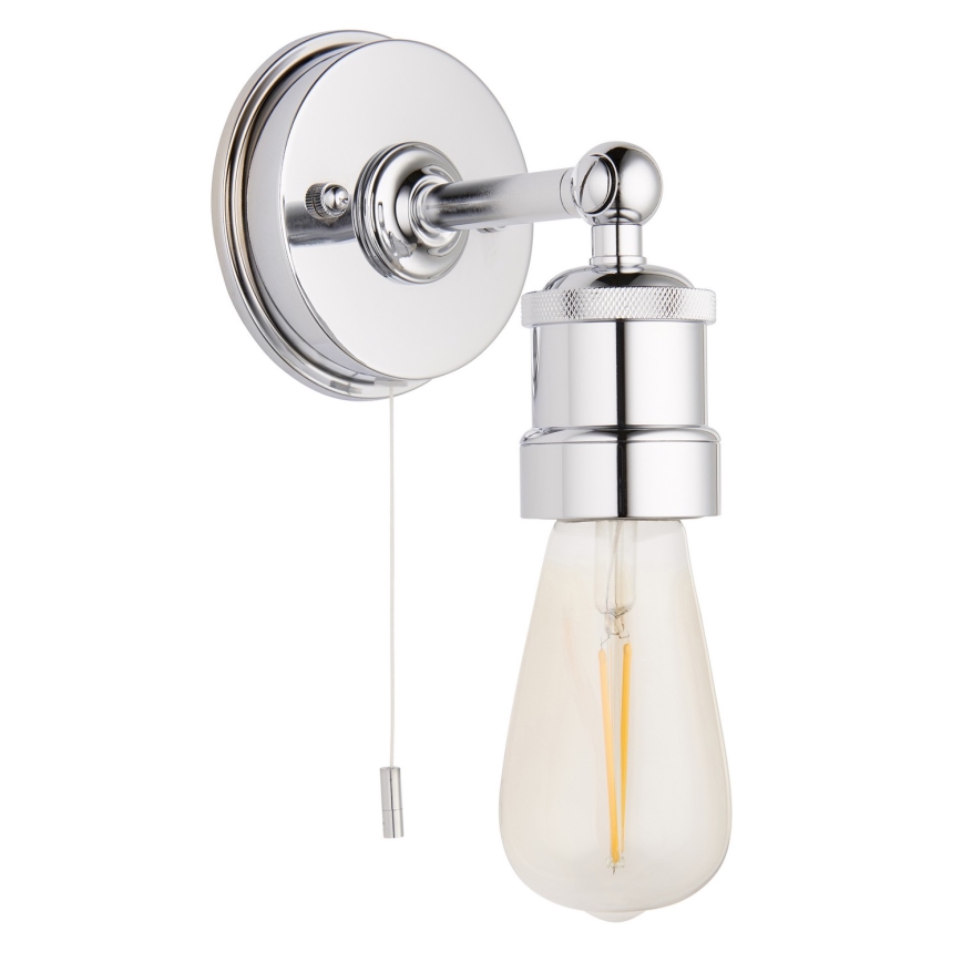 Endon 95505 - vannitoa seinavalgusti MILLER 1xE27/6W/230V IP44 läikiv kroom