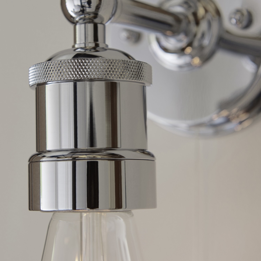 Endon 95505 - vannitoa seinavalgusti MILLER 1xE27/6W/230V IP44 läikiv kroom
