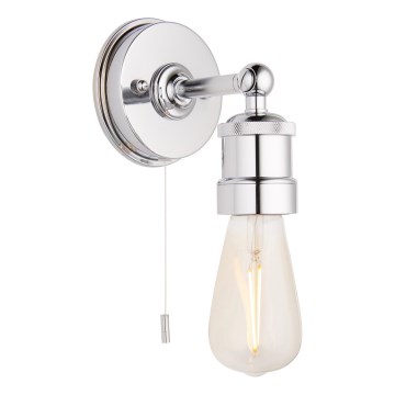 Endon 95505 - vannitoa seinavalgusti MILLER 1xE27/6W/230V IP44 läikiv kroom