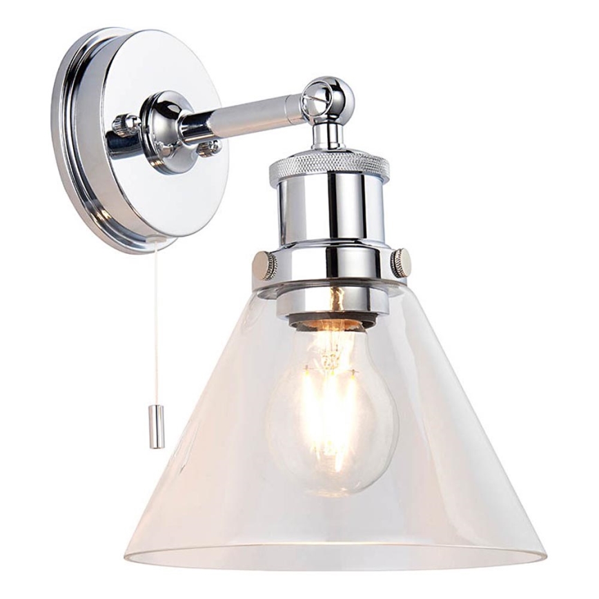 Endon 95513 - vannitoa seinapunktvalgusti TOULON, 1x E27/10W/230V, IP44, läikiv kroom
